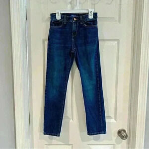 Old Navy Girls Jeans Size 14 Slim Boyfriend Skinny Adjustable Waist Medium Wash